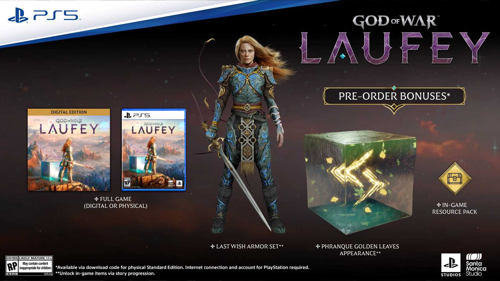 god of war laufey pre-order bonuses.