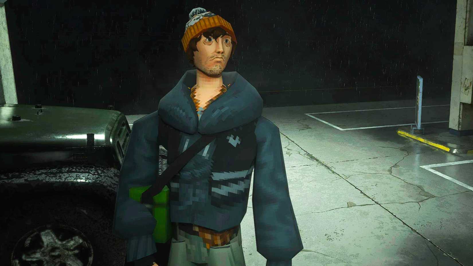 PSX Bryan model based on the Resident Evil movie modded into the RE2 remake.