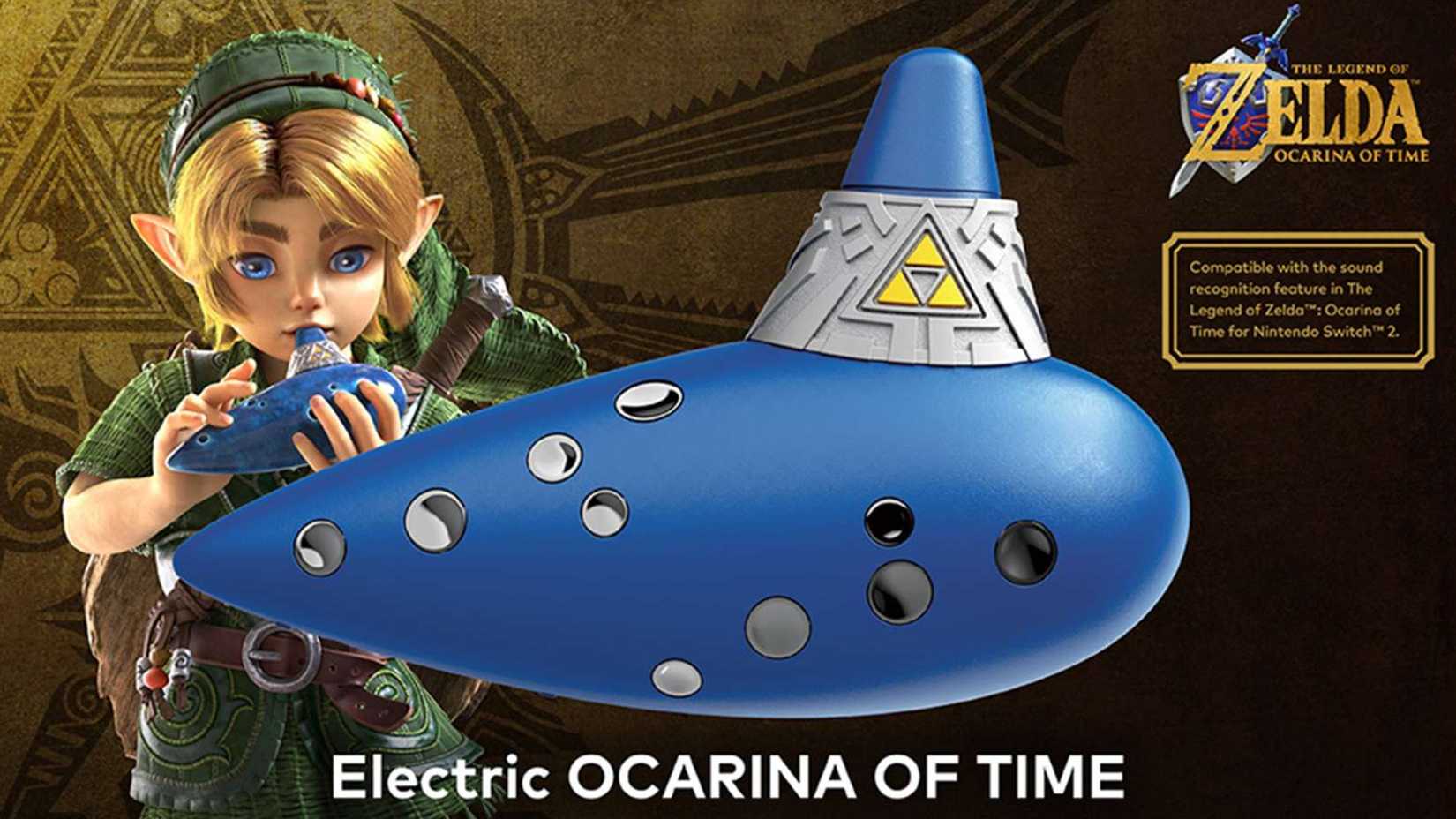 The Legend of Zelda official Electric Ocarina of Time promotional image