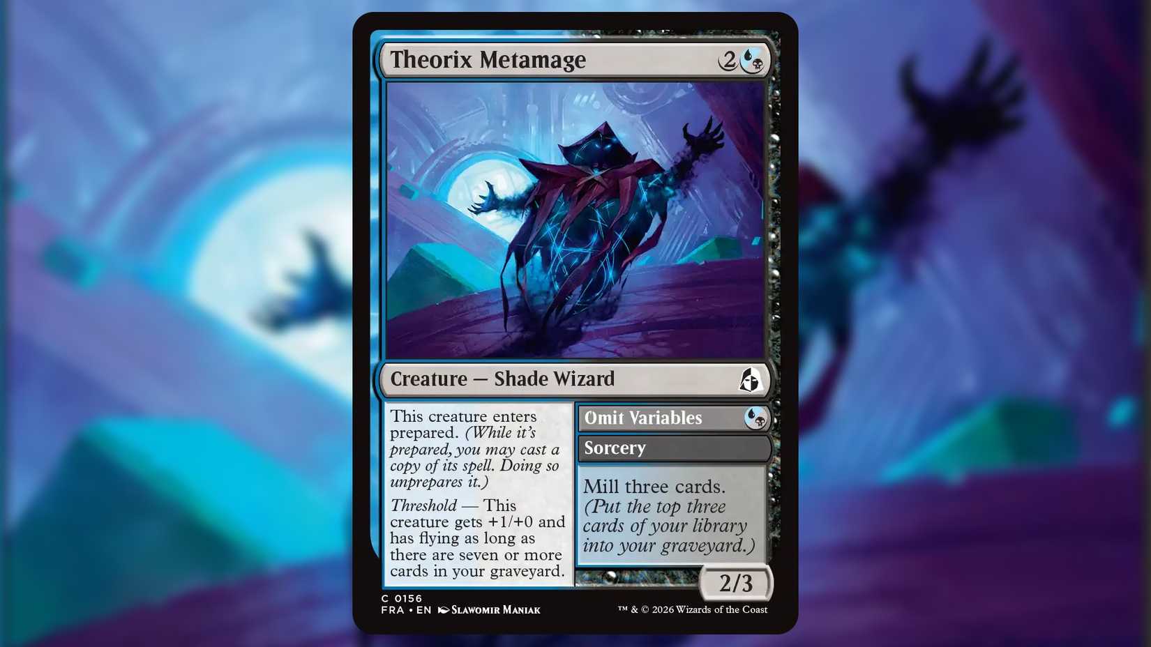 Theorix Metamage MTG card from Reality Fracture.