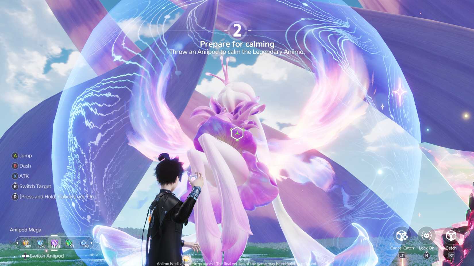 Throwing an Aniipod in Aniimo.