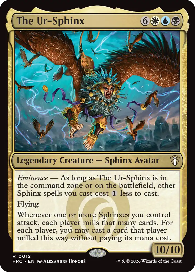 ur-sphinx from Reality Fracture MTG.