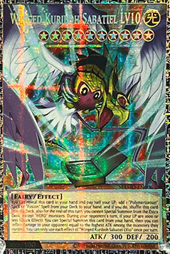 Winged Kuriboh Sabatiel LV 10 Yu-Gi-Oh Magnificent Monsters.