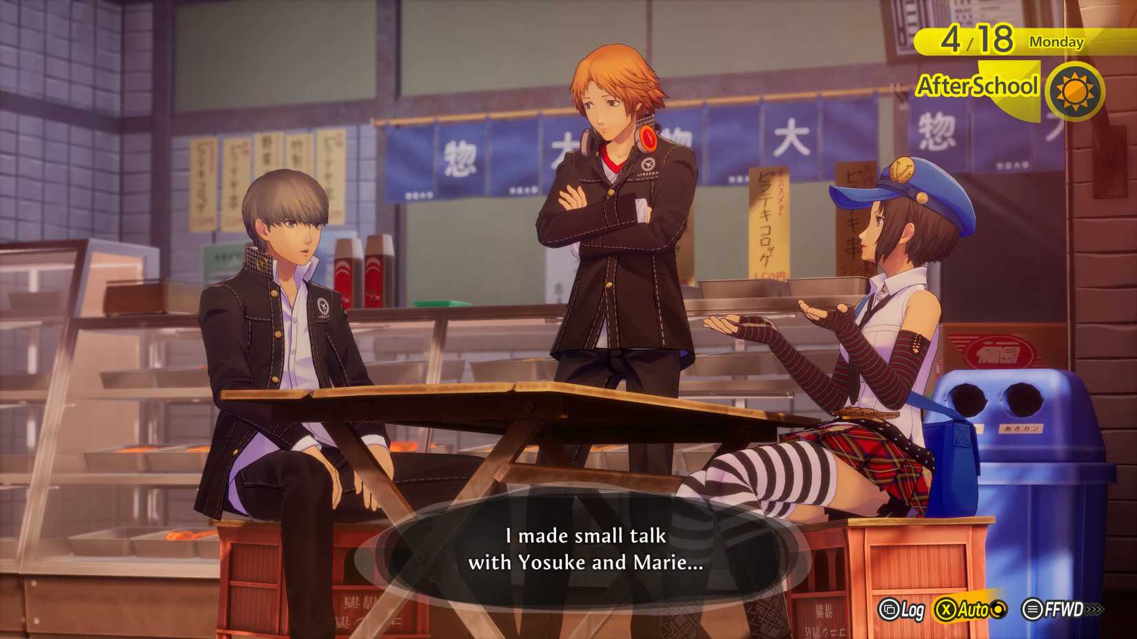 Yu Yosuke and Marie in Persona 4 Revival.