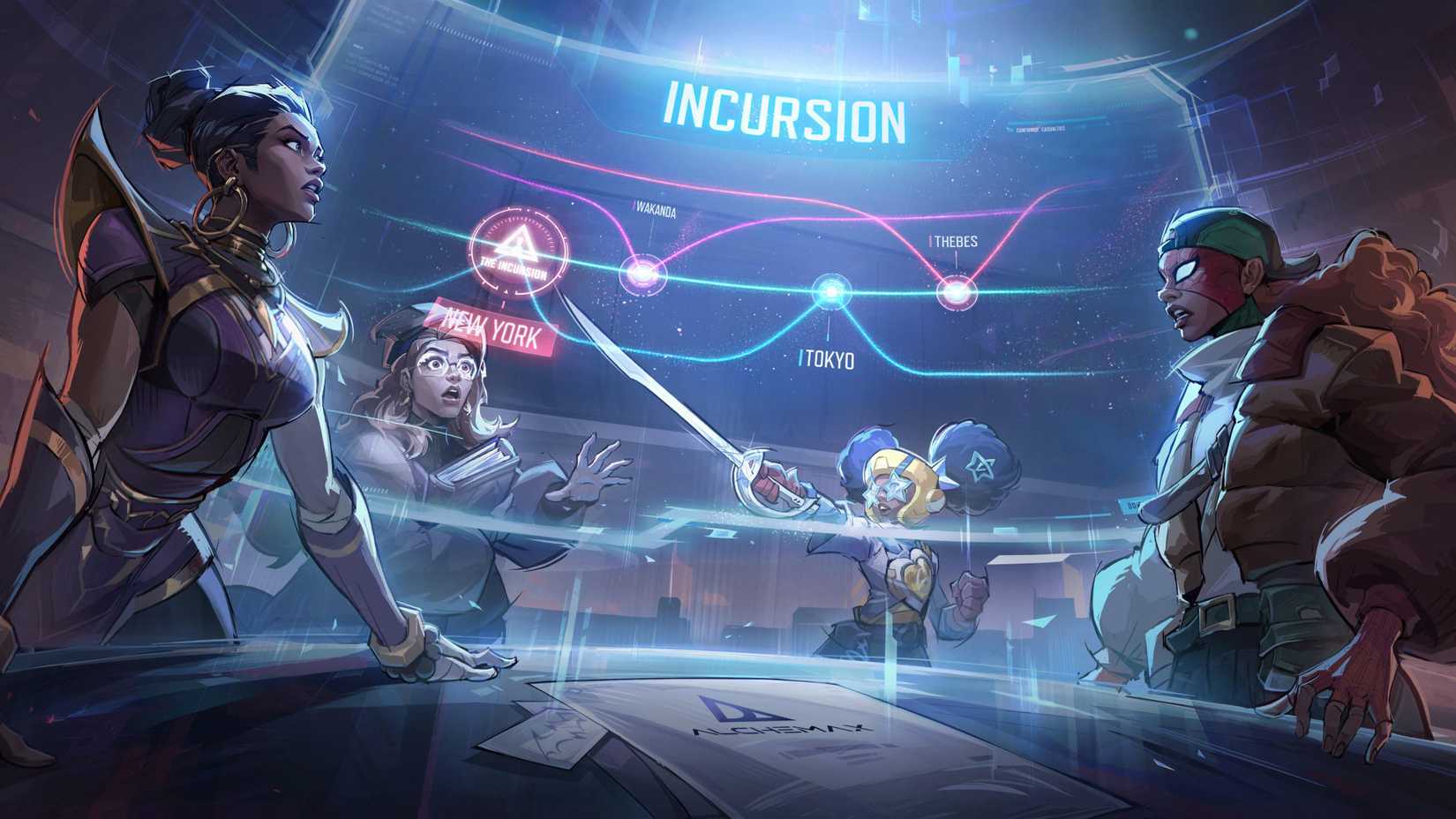 Marvel Rivals Artwork Includes Nightcrawler Tease And A Rogue Bat Symbol