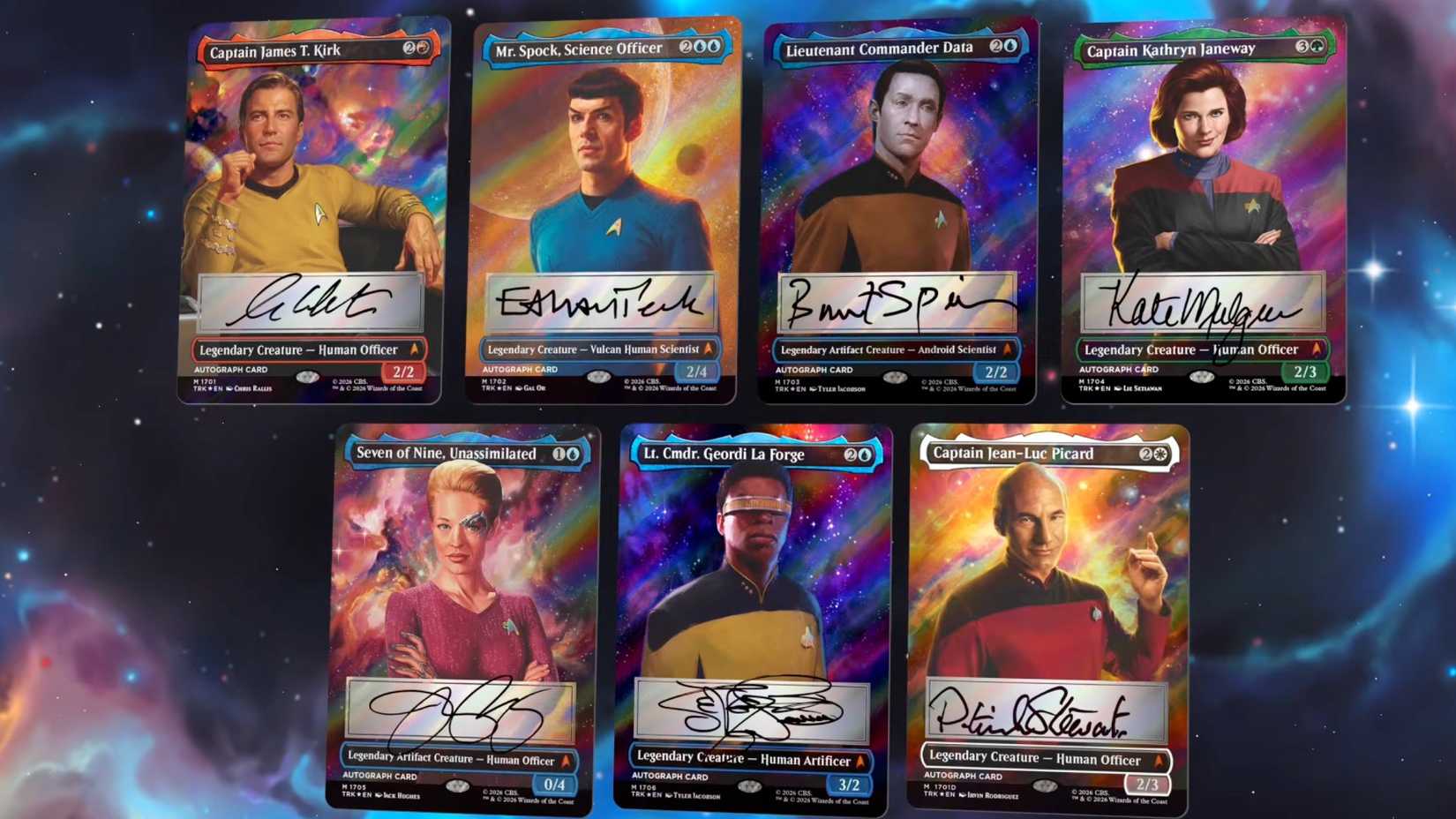 Here's Everything We Saw During The Star Trek MTG Debut Stream
