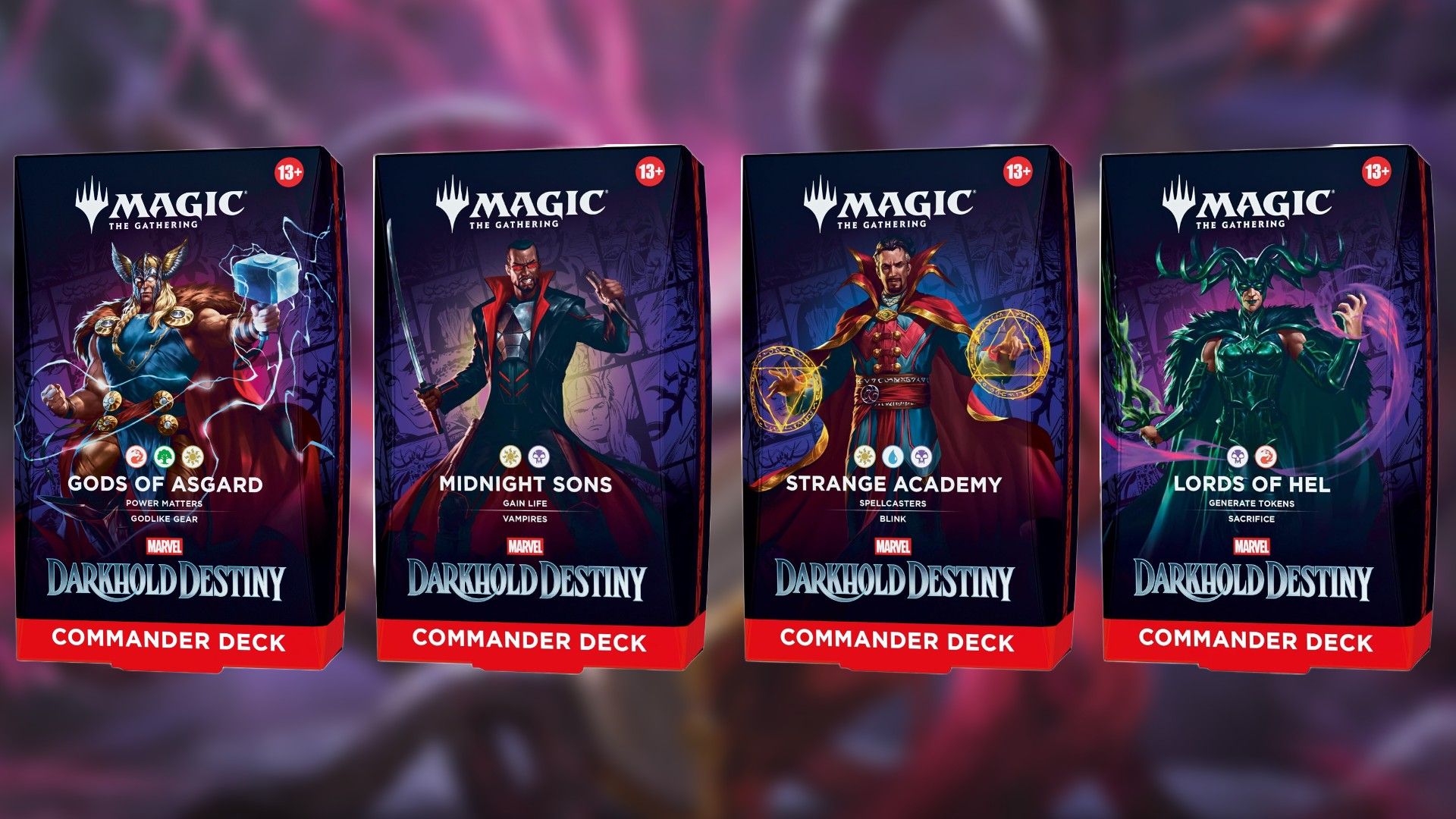 A Complete Guide To The MTG Marvel Darkhold Destiny Commander Decks