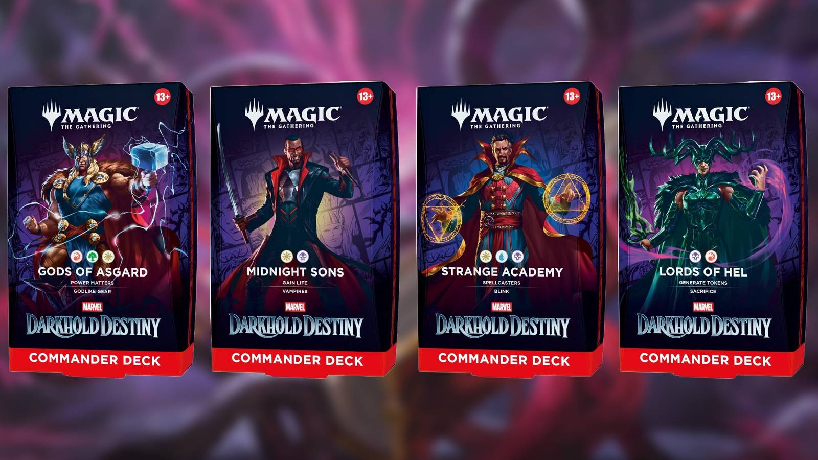 Ein vollständiger Leitfaden zu den MTG Marvel Darkhold Destiny Commander ...