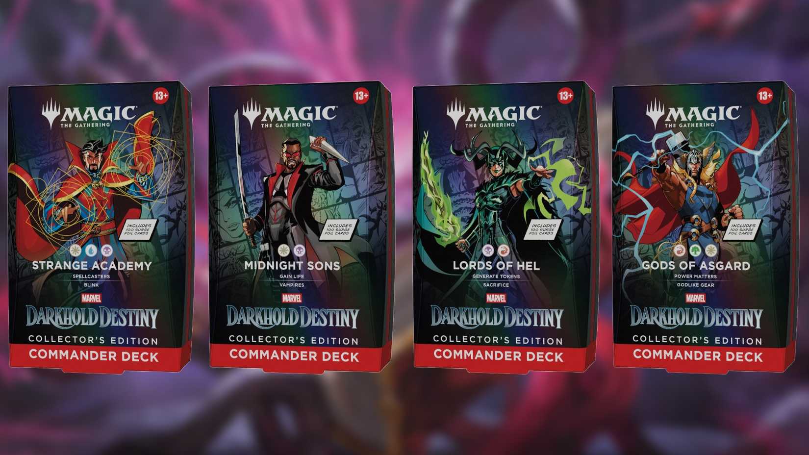 A Complete Guide To The MTG Marvel Darkhold Destiny Commander Decks