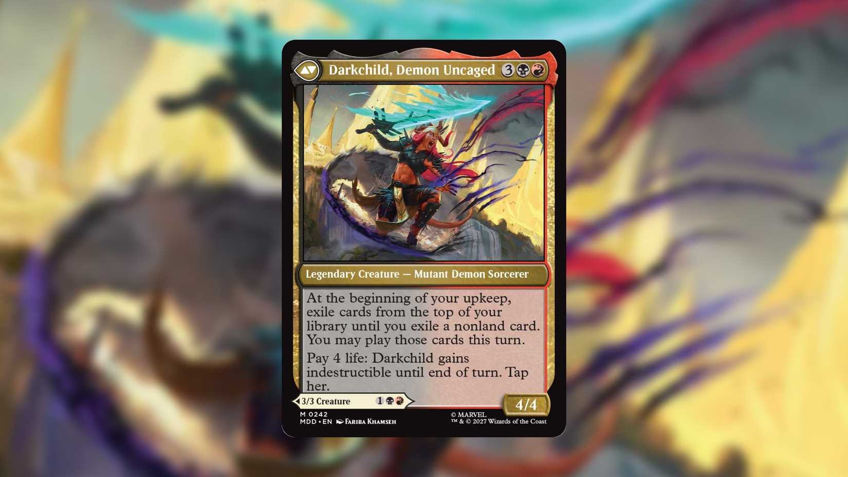 Darkchild, Demon Uncaged MTG card from Darkhold Destiny.
