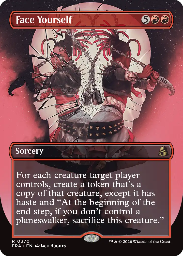Face Yourself MTG card from reality fracture.