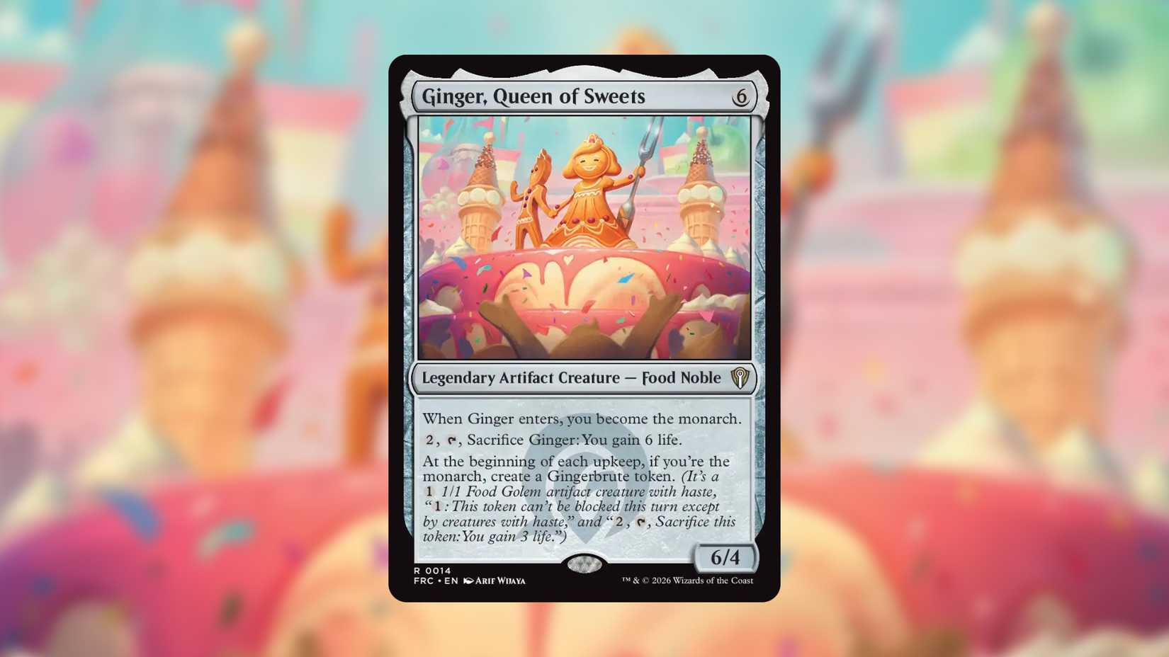 Ginger, Queen of Sweets MTG card.
