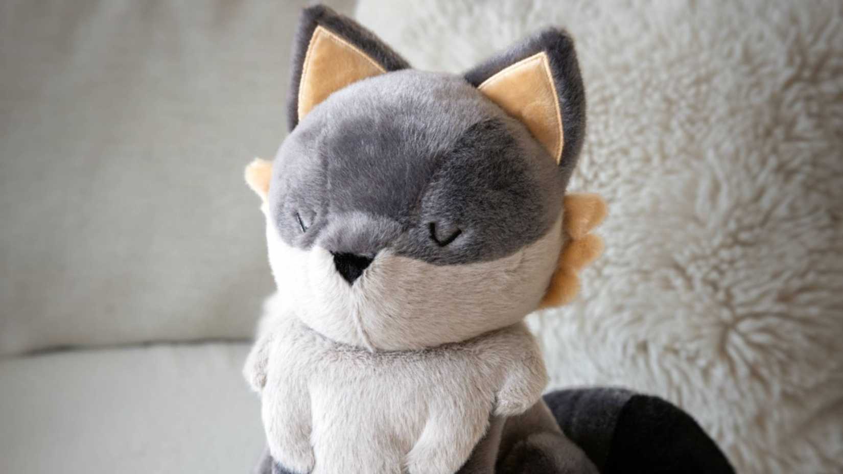 ghost of yotei atsu fox plush.