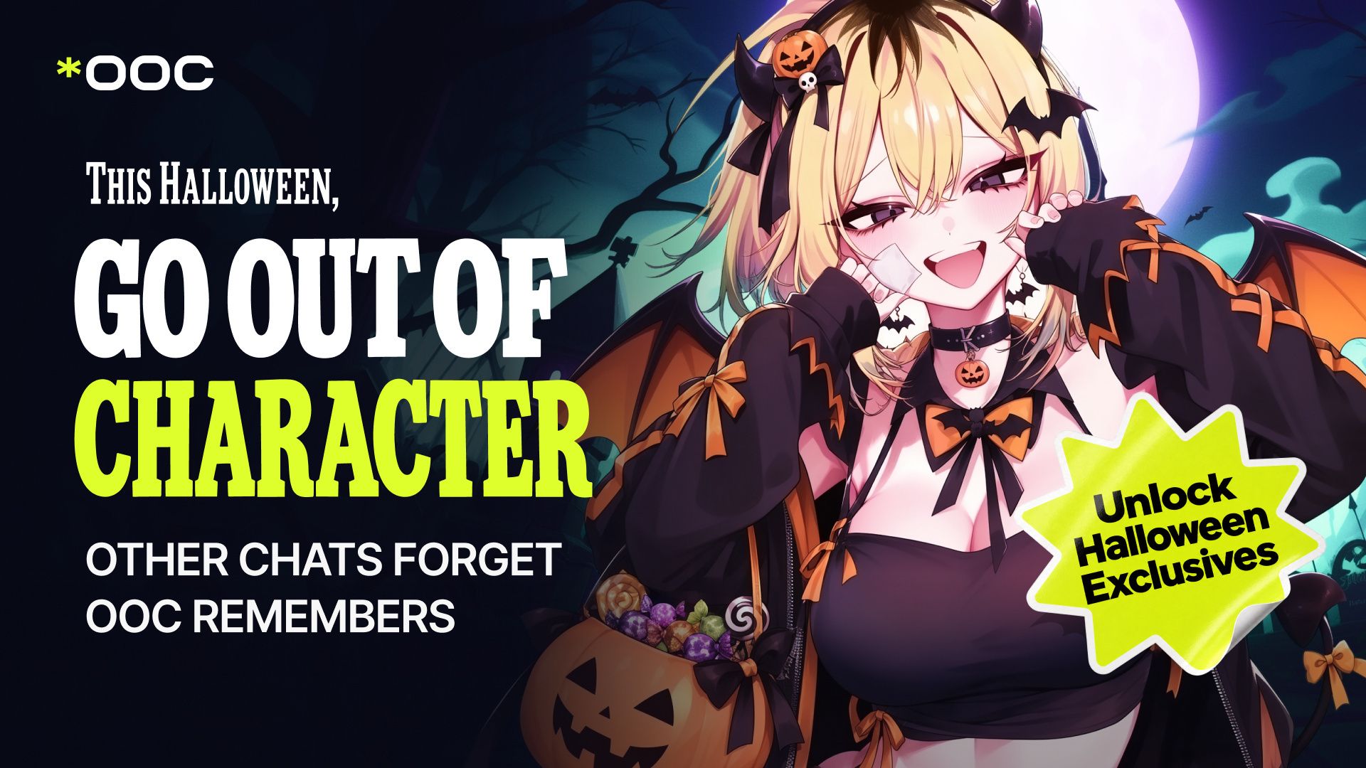 OOC Anime AI Halloween Event [Confirmed]: Free Rewards & Guides