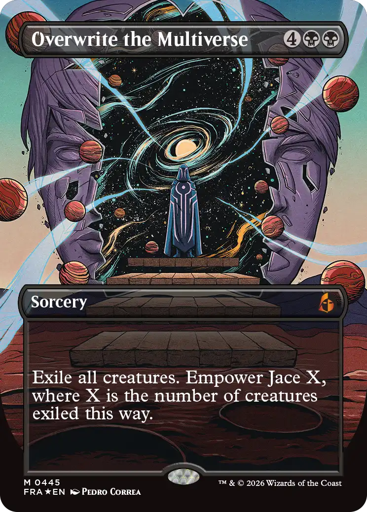 Overwrite the Multiverse MTG card from Reality Fracture.