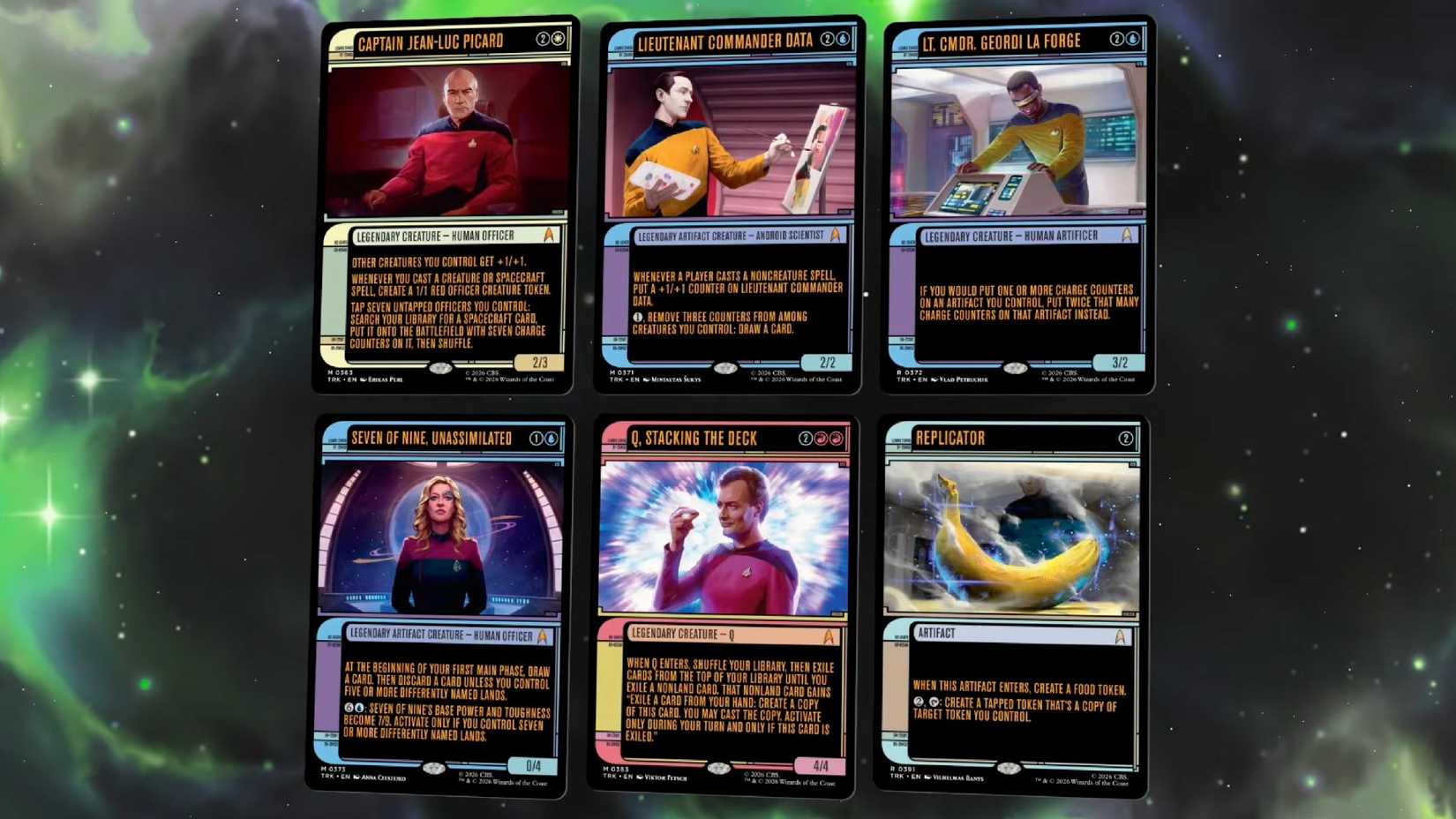Here's Everything We Saw During The Star Trek MTG Debut Stream