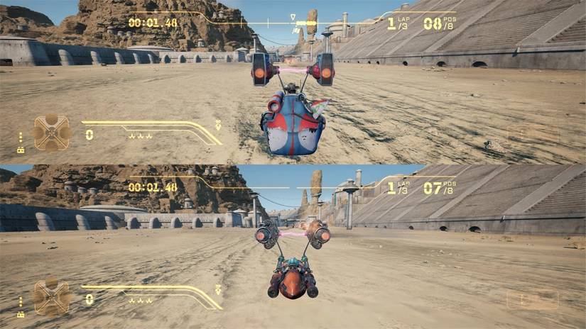 Star Wars Galactic Racer Split-Screen Mod: How To Play Local Co-Op