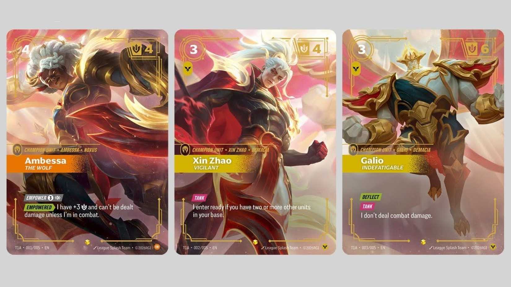Three of the Riftbound T1 2025 Player Bundle card.
