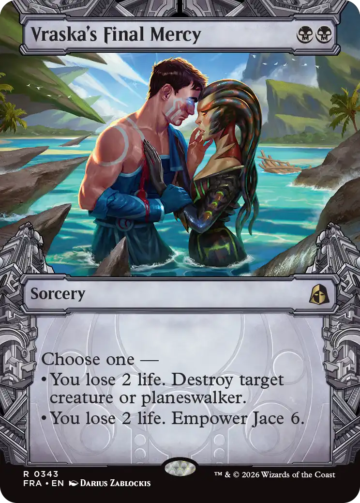 Vraska's Final Mercy MTG card from reality fracture.