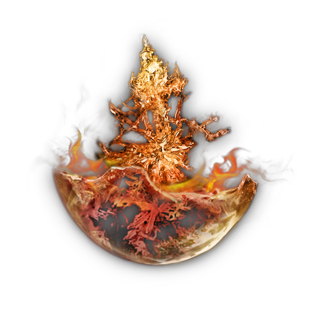 flame shrouding cracked tear 4