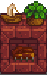 stardew valley retro fireplace