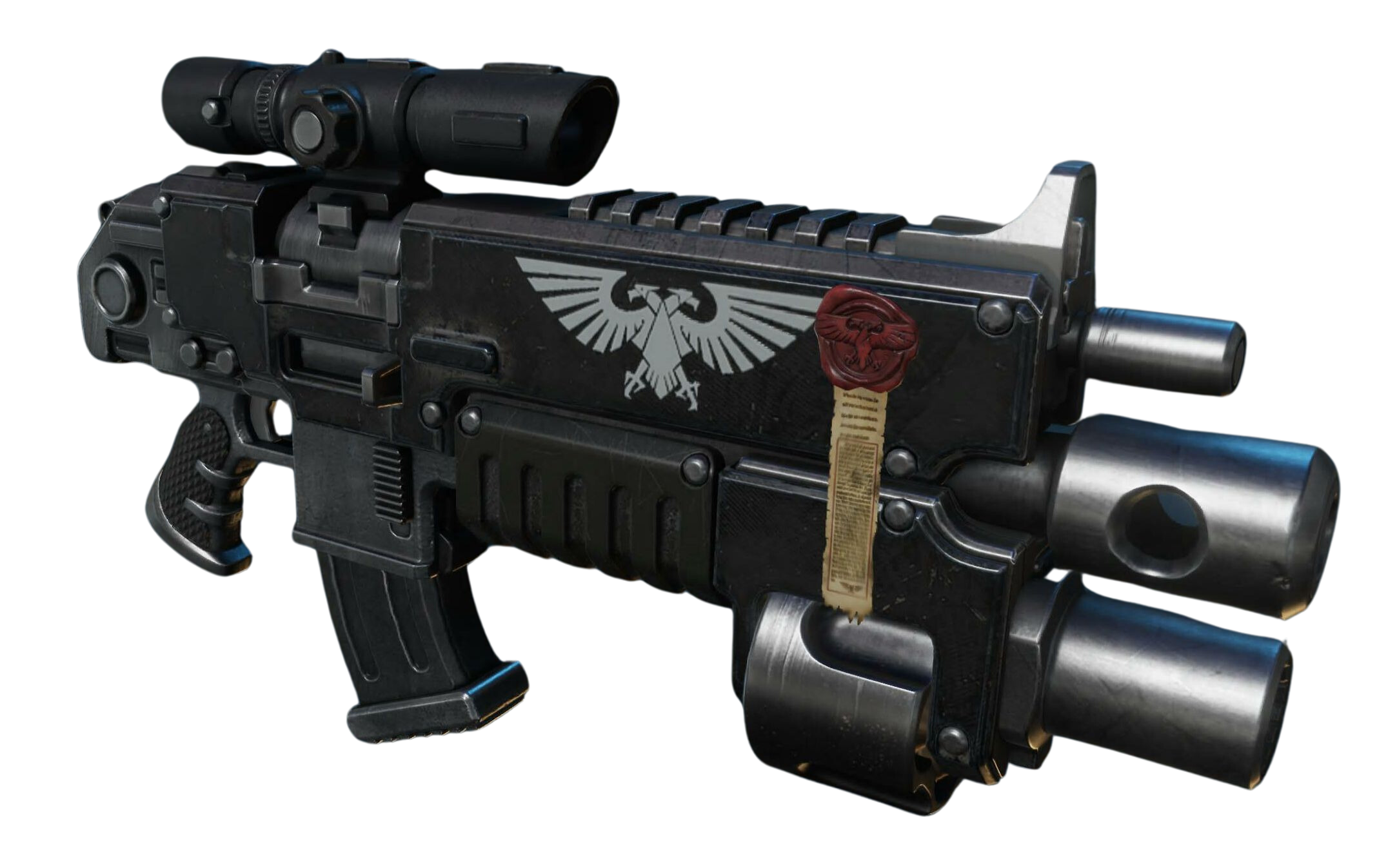 space marine 2 bolt rifle master crafted with grenade launcher