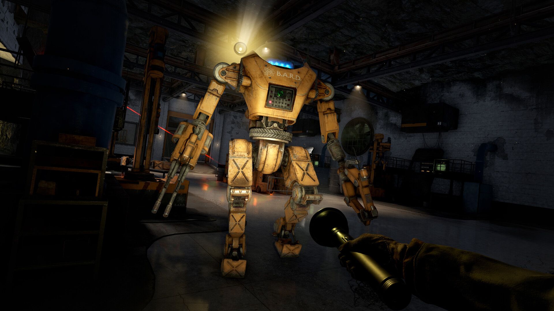 Personagem do jogo Atomfall em ambiente pós-apocalíptico.