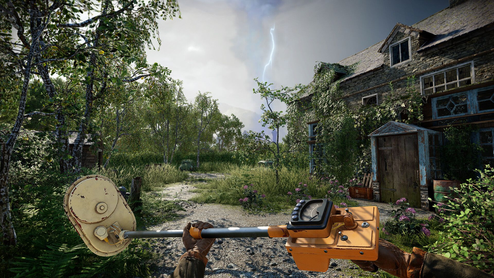 Arma utilizada no jogo Atomfall.