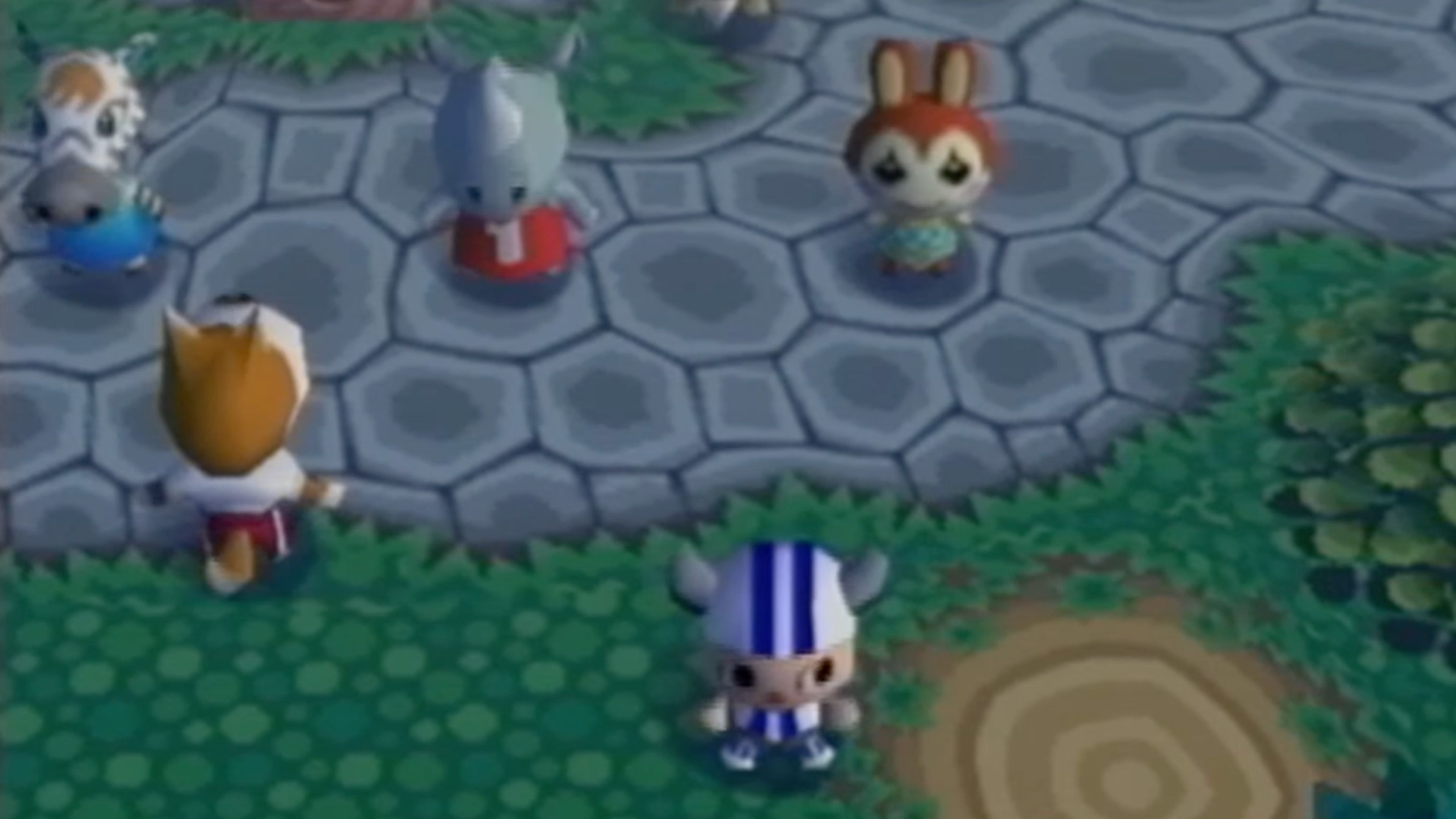 Screenshot de gameplay de Animal Village Online, exibindo elementos de simulação de vida.