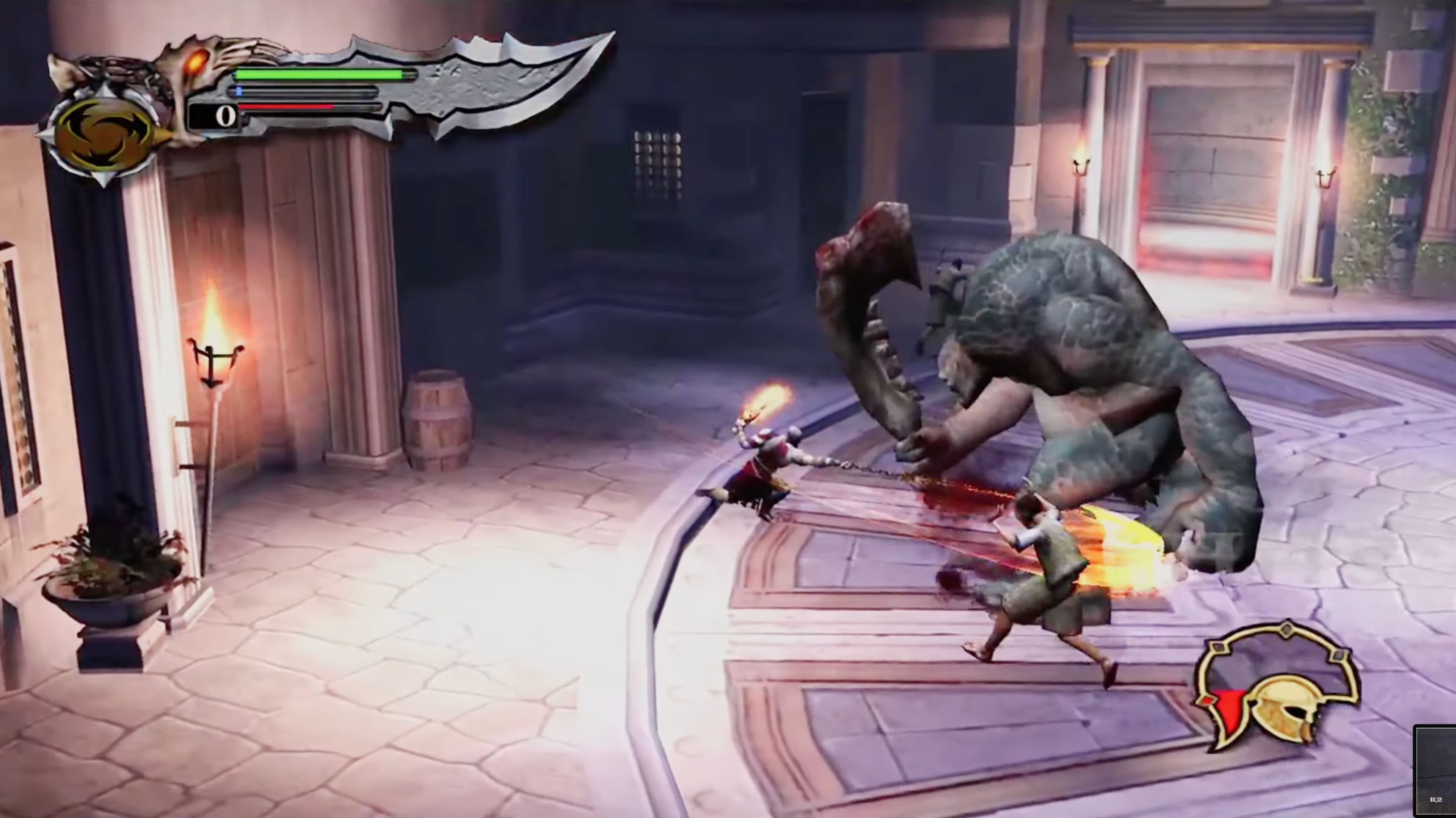 god of war 2005 in game screenshot 2