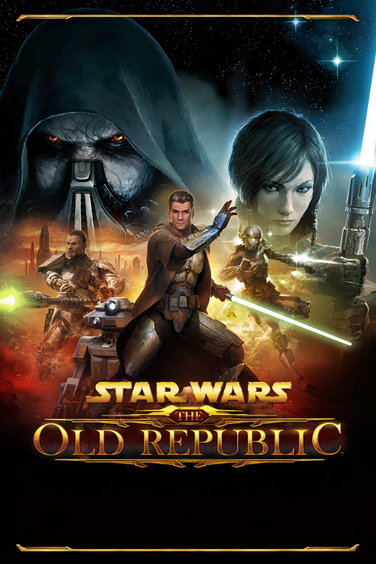 Arte conceitual e personagens de Star Wars: The Old Republic