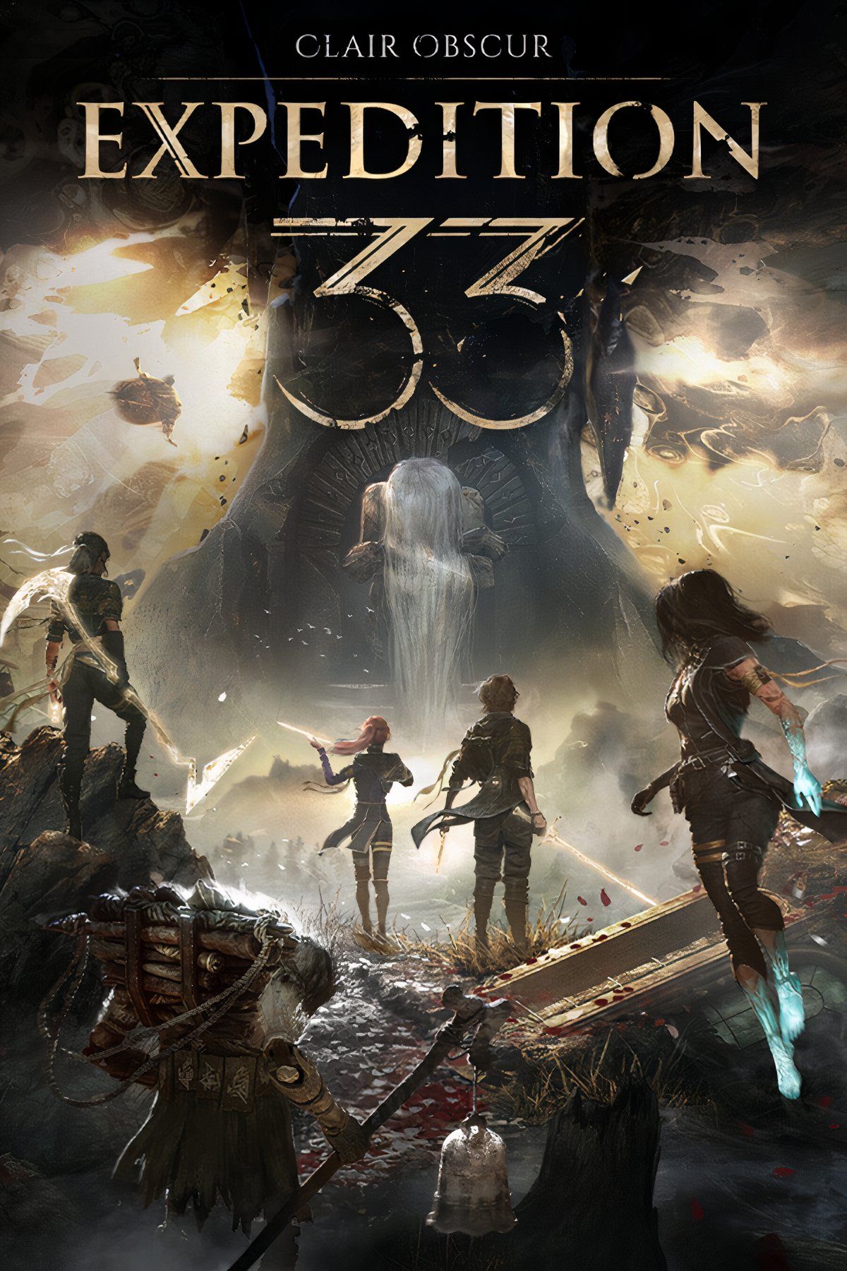 Cena de combate em Clair Obscur: Expedition 33