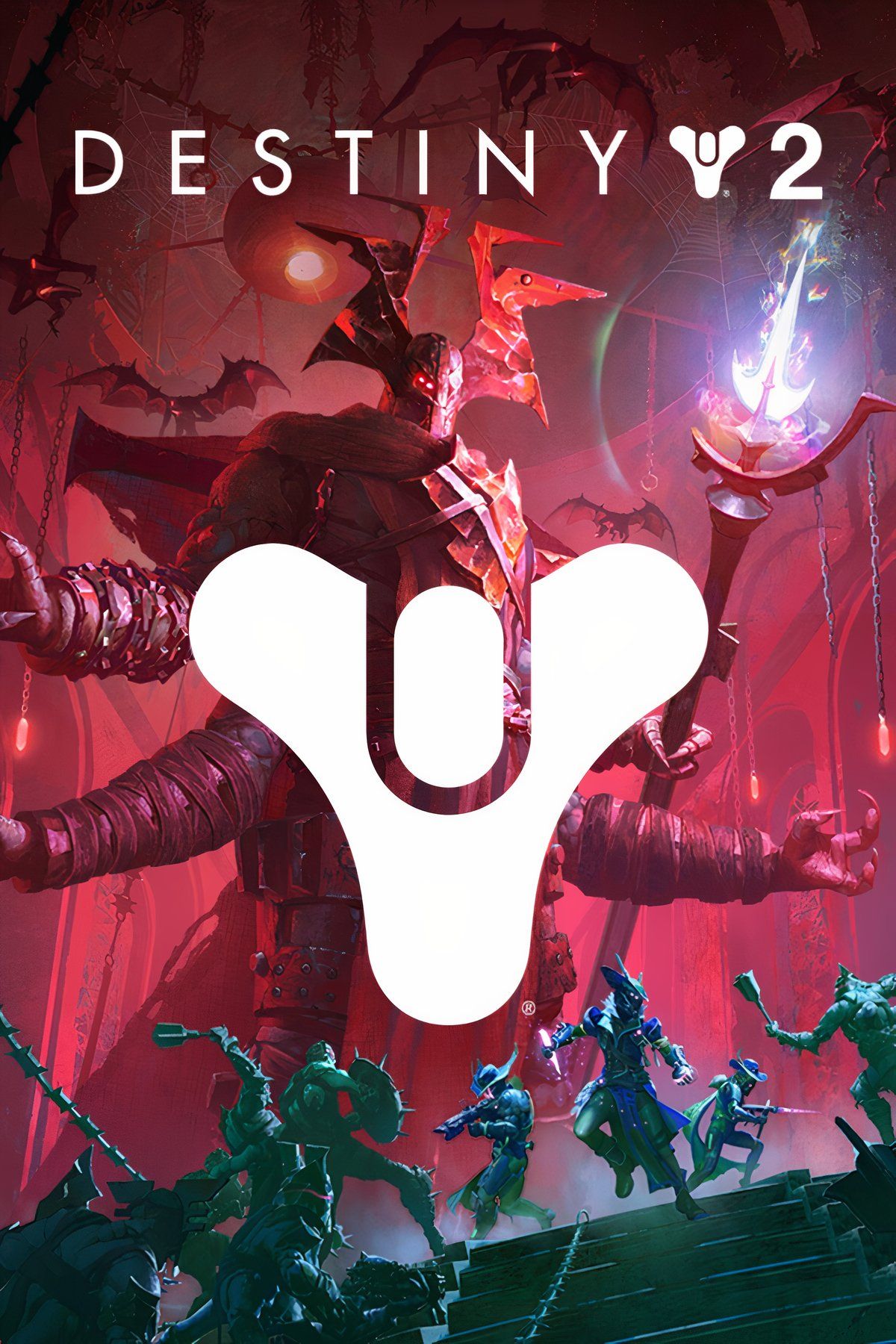 Montagem de arte de Destiny 2.