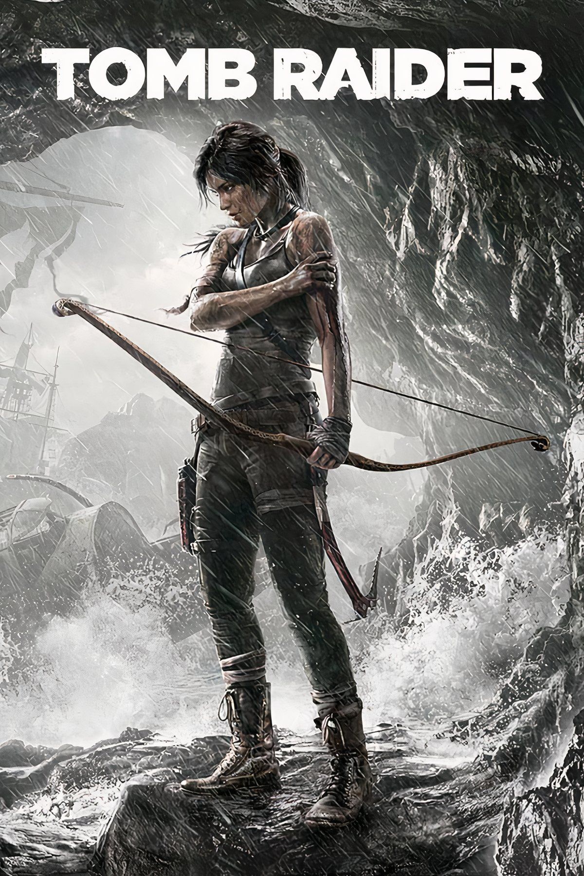 Montagem de imagens de Tomb Raider: Definitive Edition.