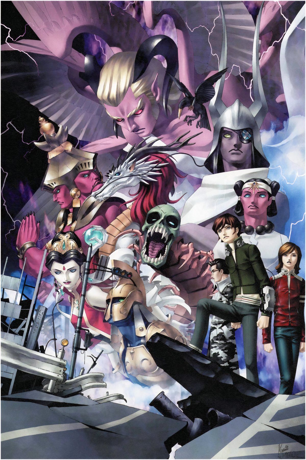 Arte conceitual de demônios da série