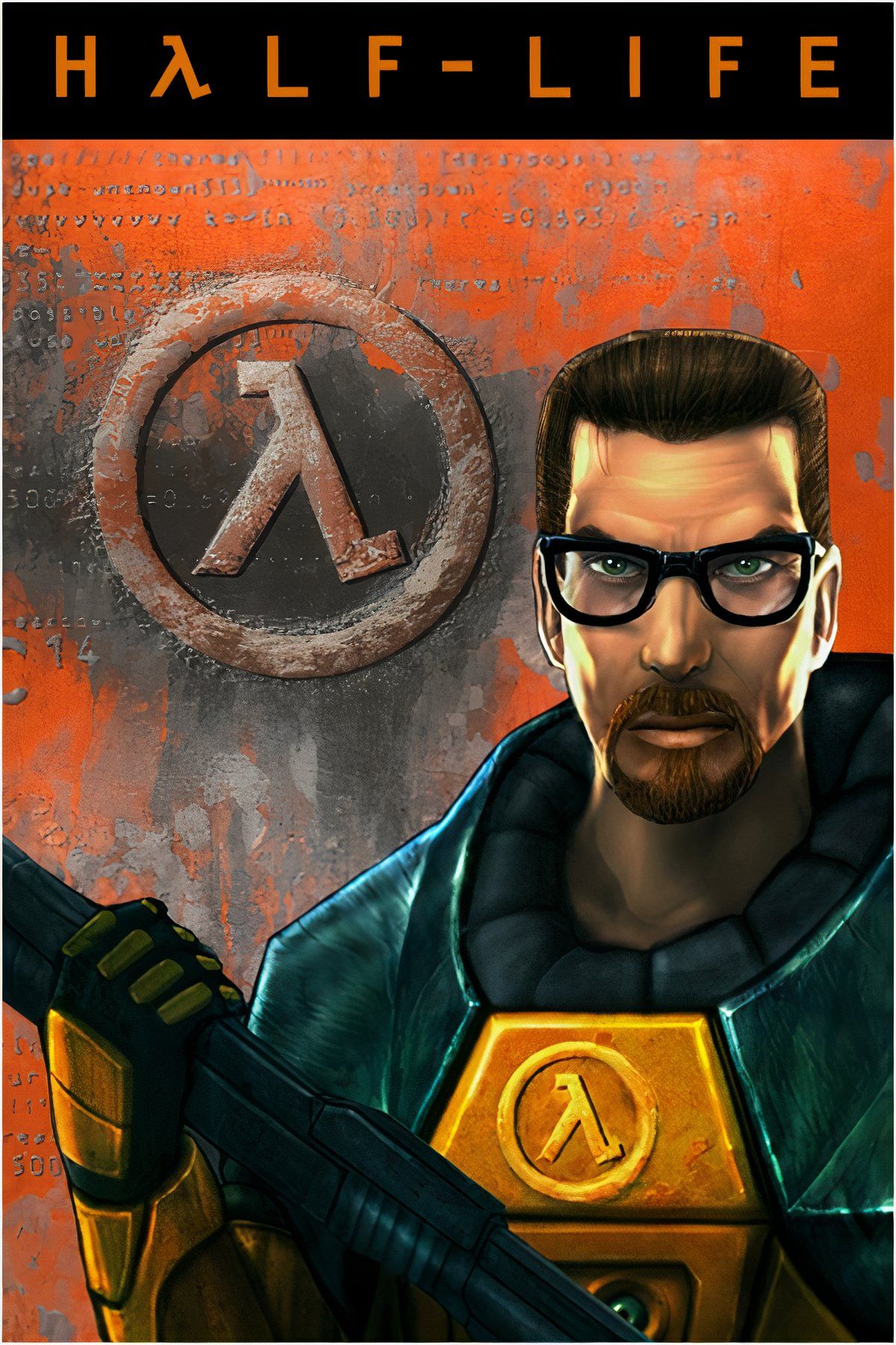 Imagem promocional de Half-Life 3 com o logo da Valve e o número 3 em destaque.