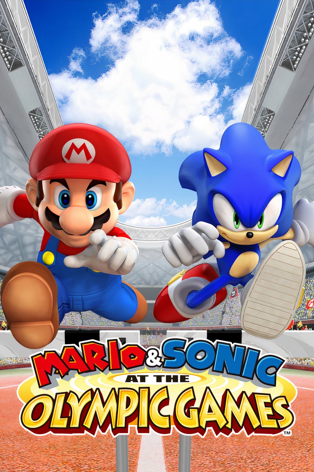 Logo oficial da série Mario & Sonic at the Olympic Games.