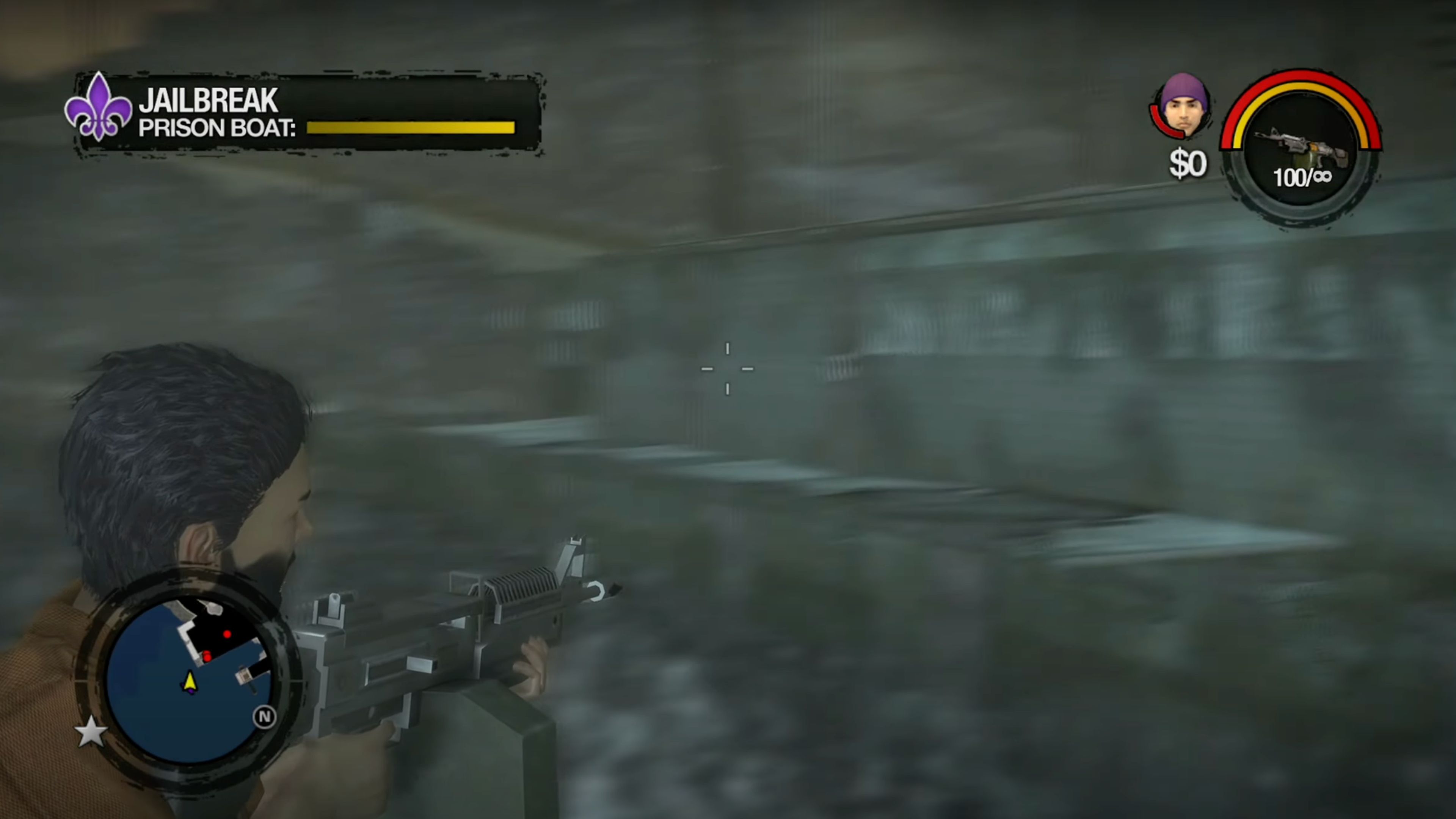Detalhe de customização em Saints Row 2