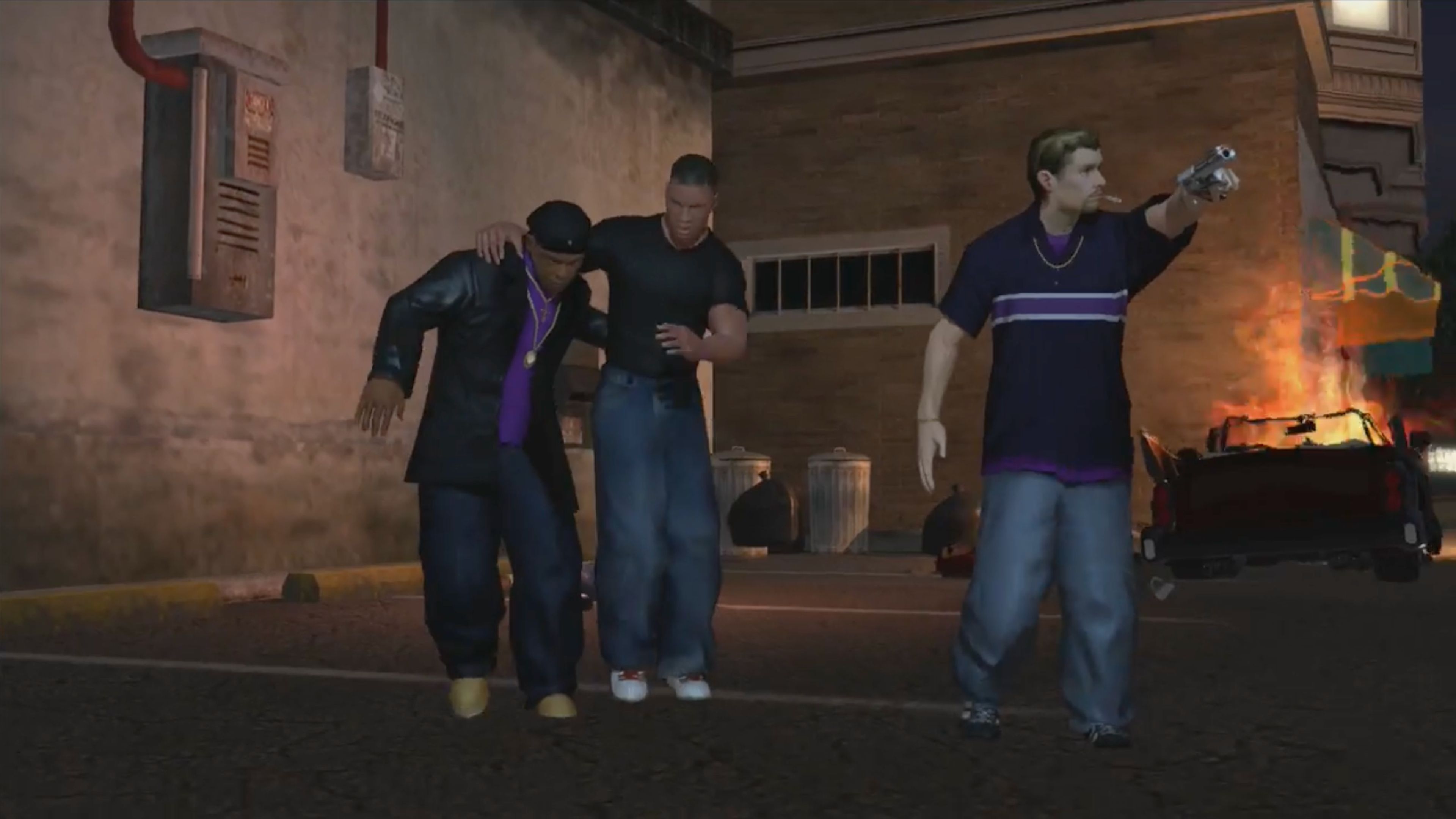 Cena de gameplay de Saints Row