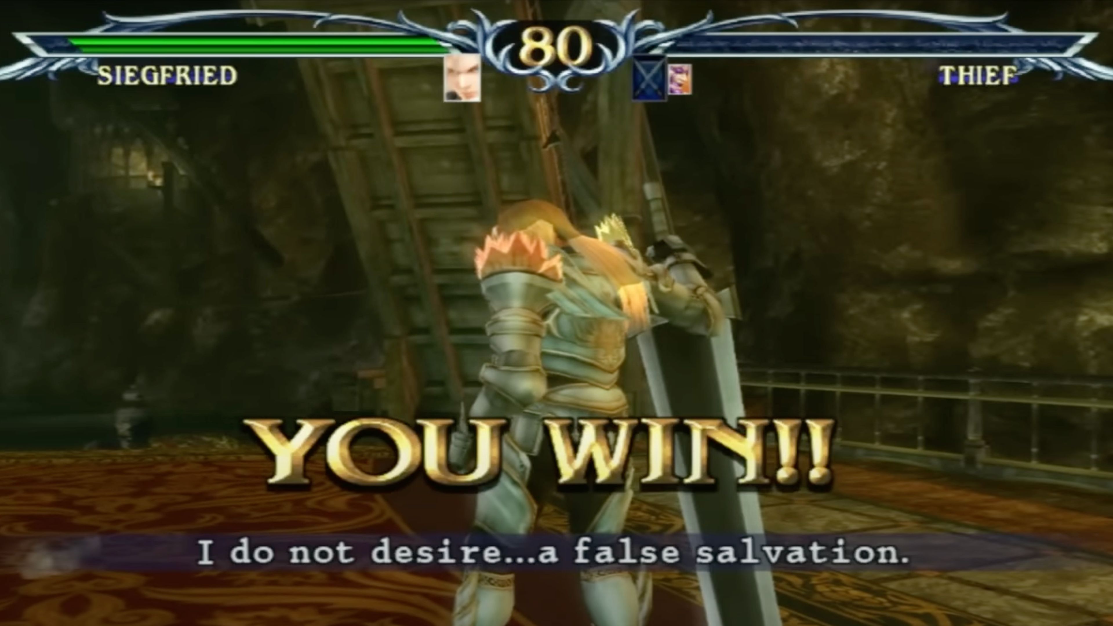 Visual de personagem em Soulcalibur III