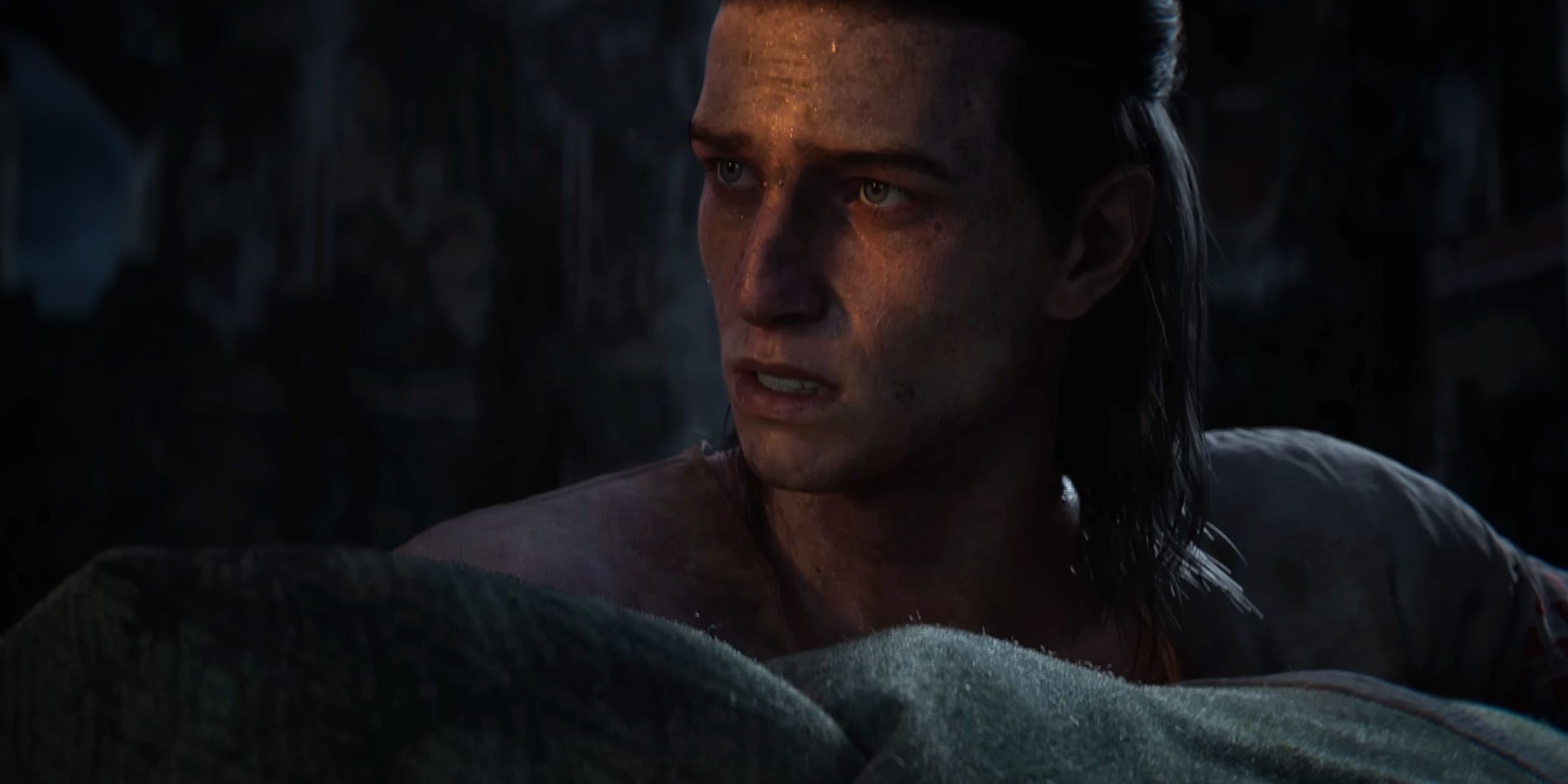 Cena do trailer de revelação de The Blood of Dawnwalker