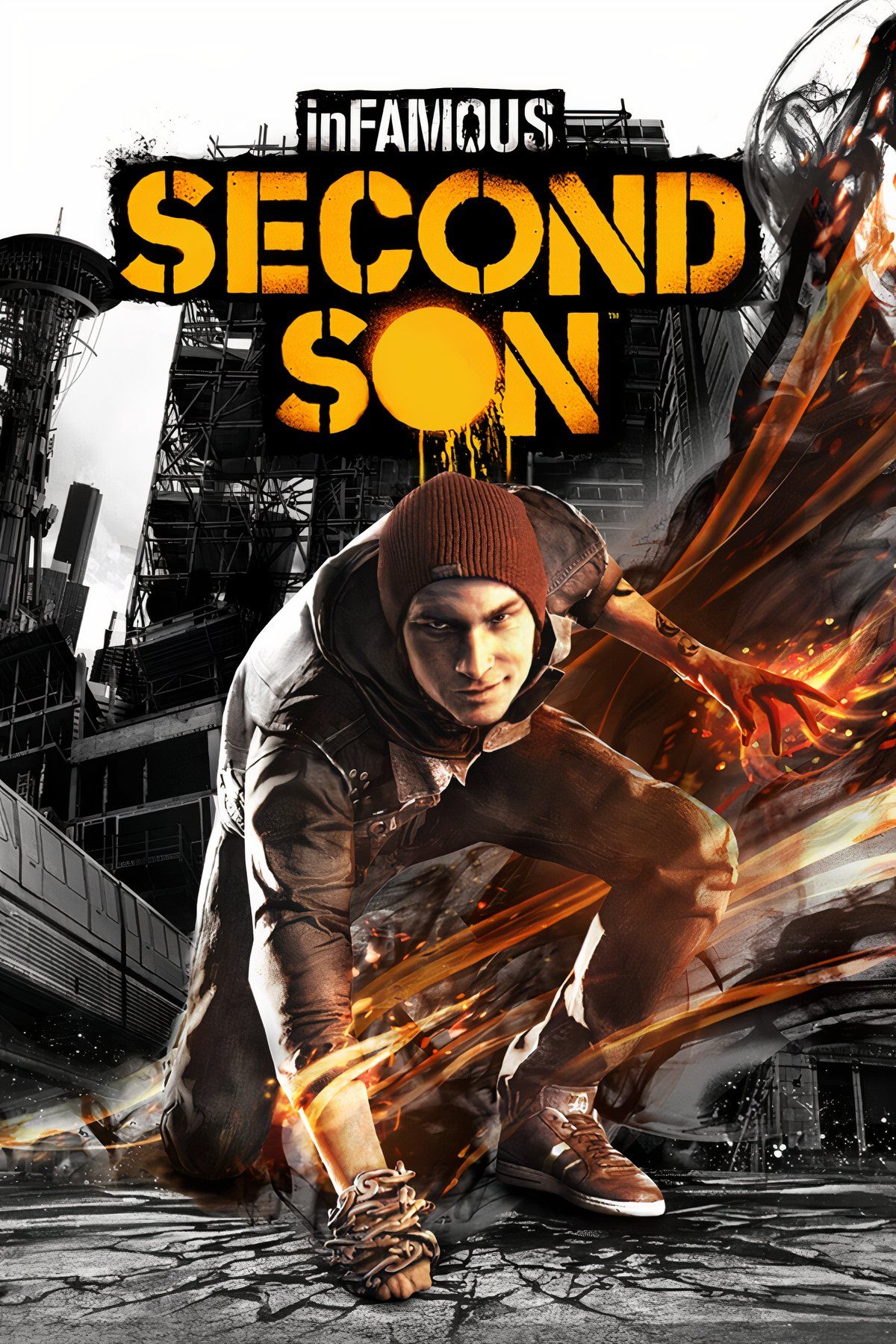 Arte conceitual da franquia inFamous da PlayStation