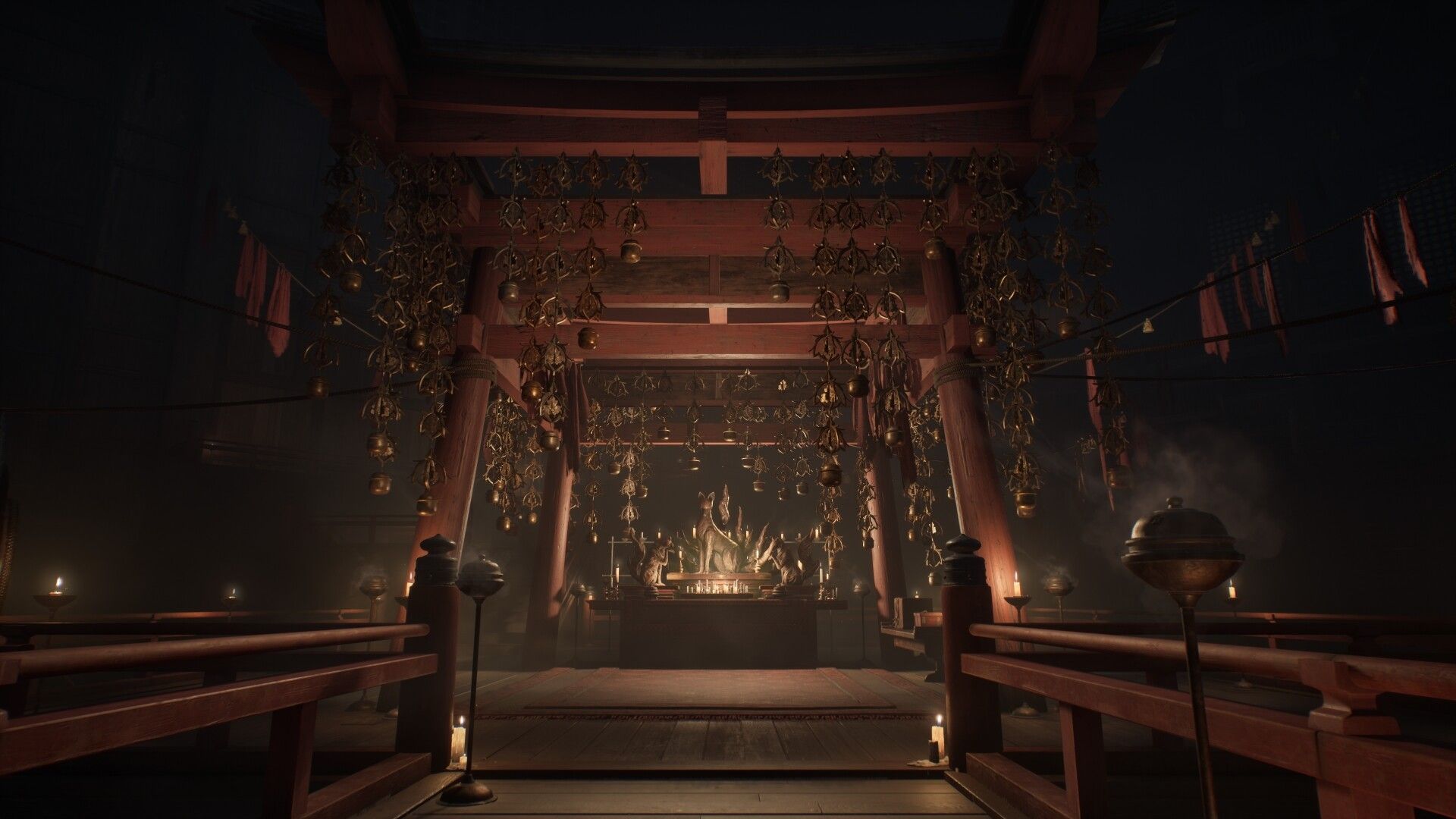 Ambiente sombrio de Silent Hill f