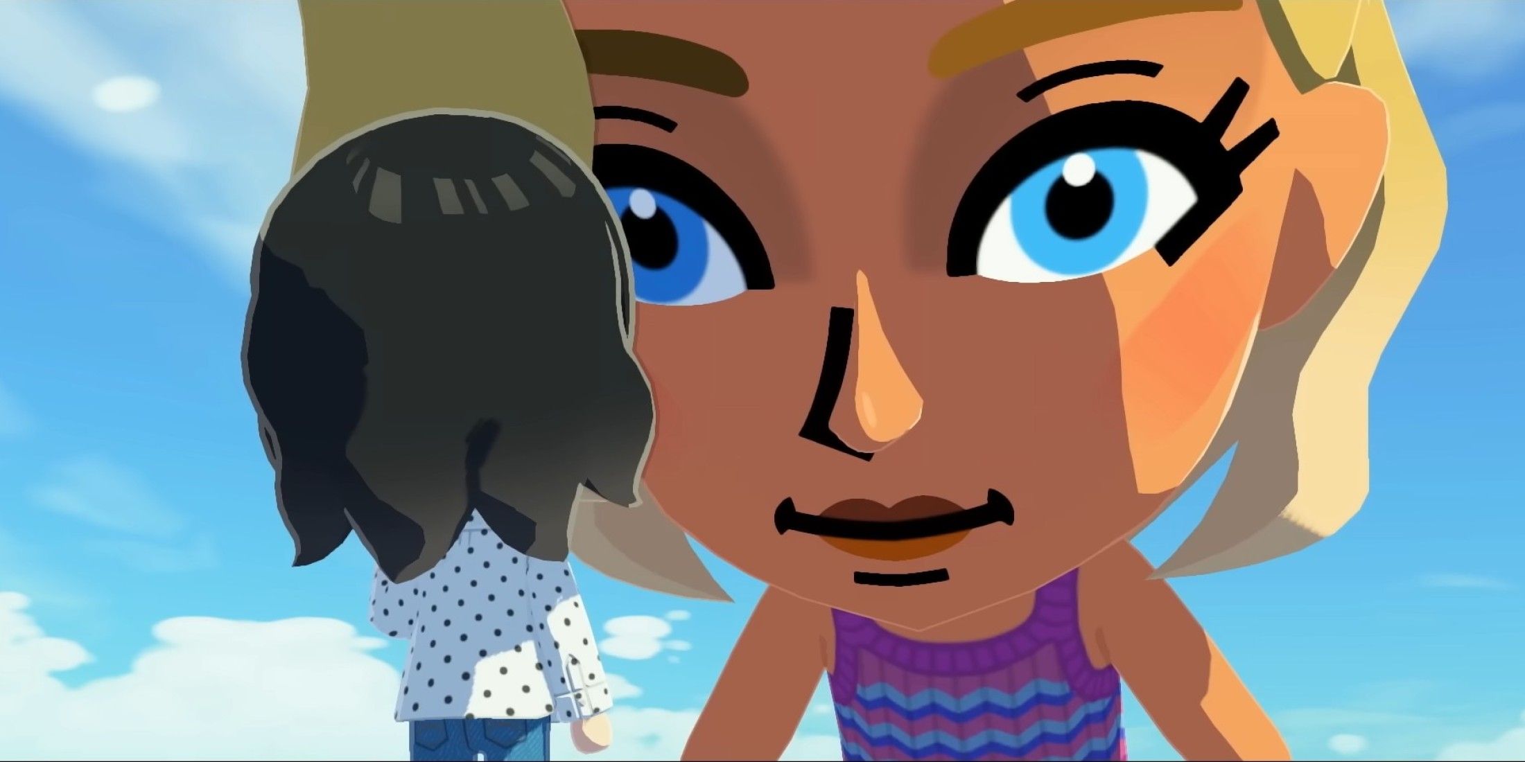 Close-up do título Tomodachi Life: Living the Dream