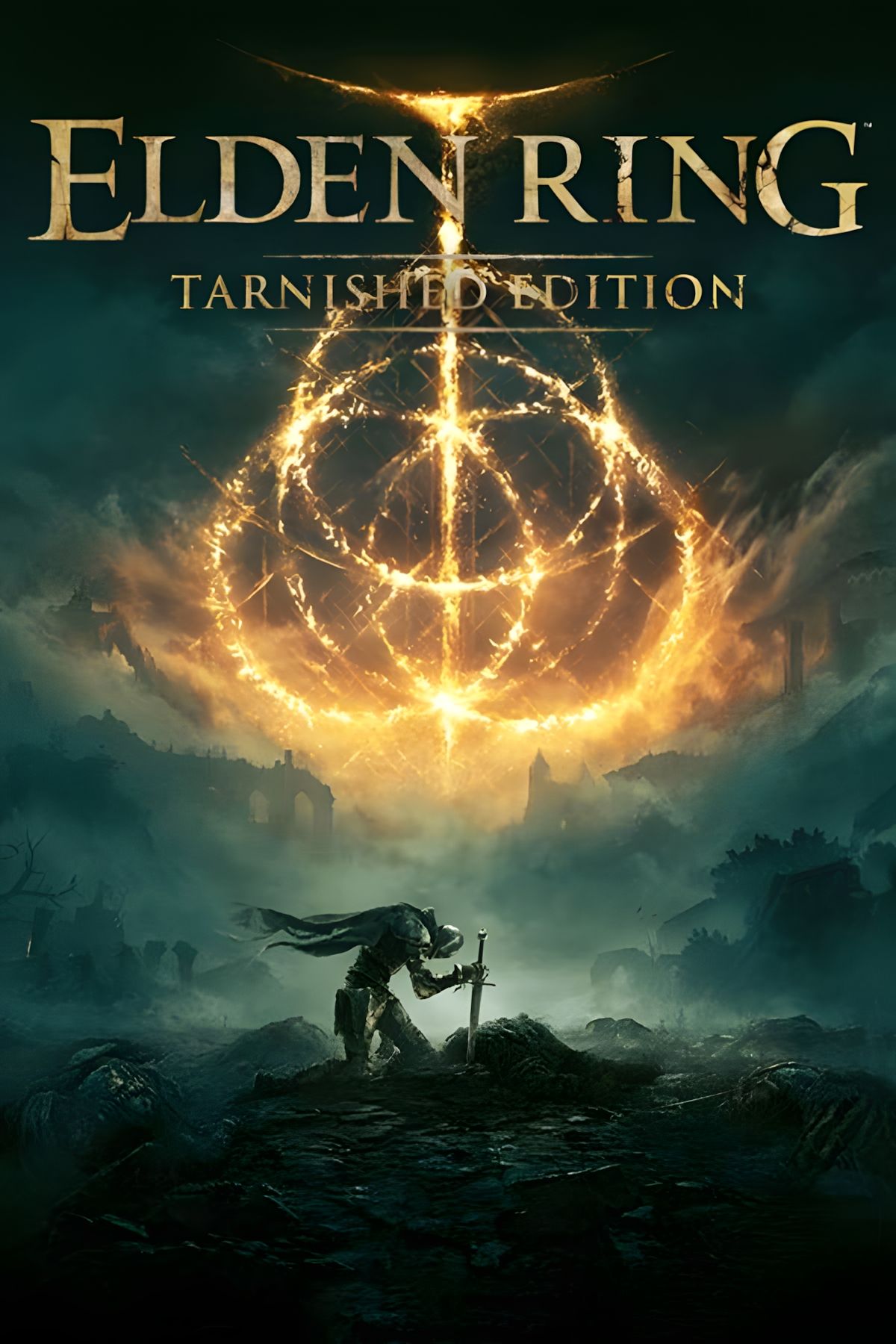 Arte da capa de Elden Ring: Tarnished Edition para Nintendo Switch 2.
