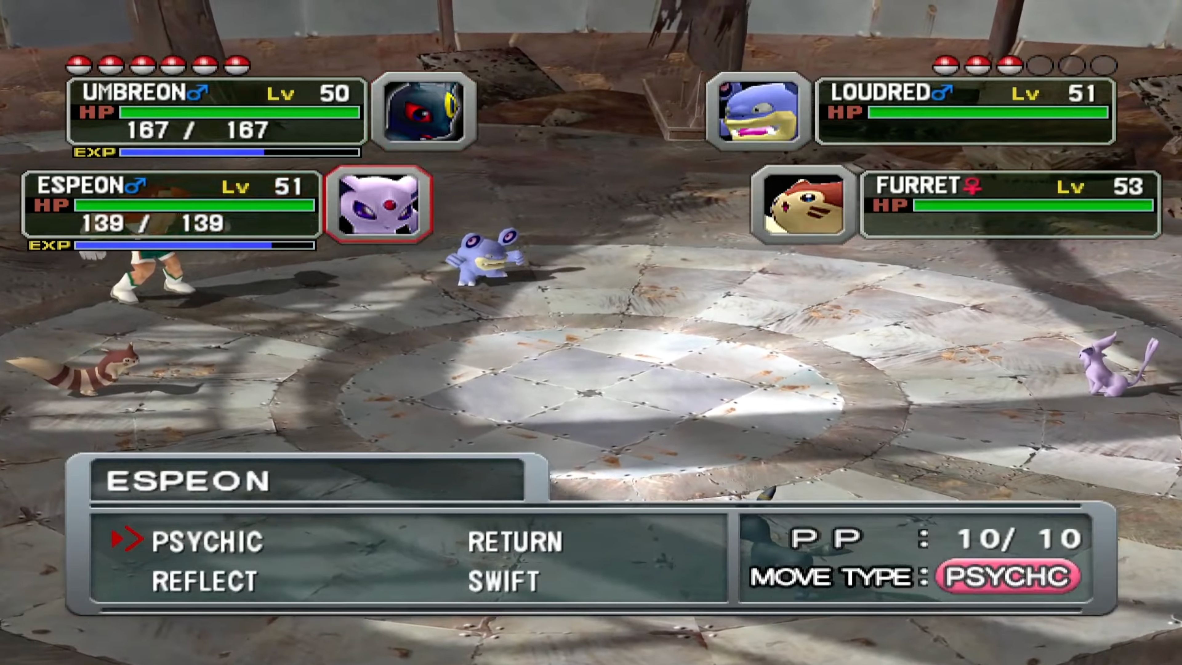 pokemon colosseum in game screenshot 3
