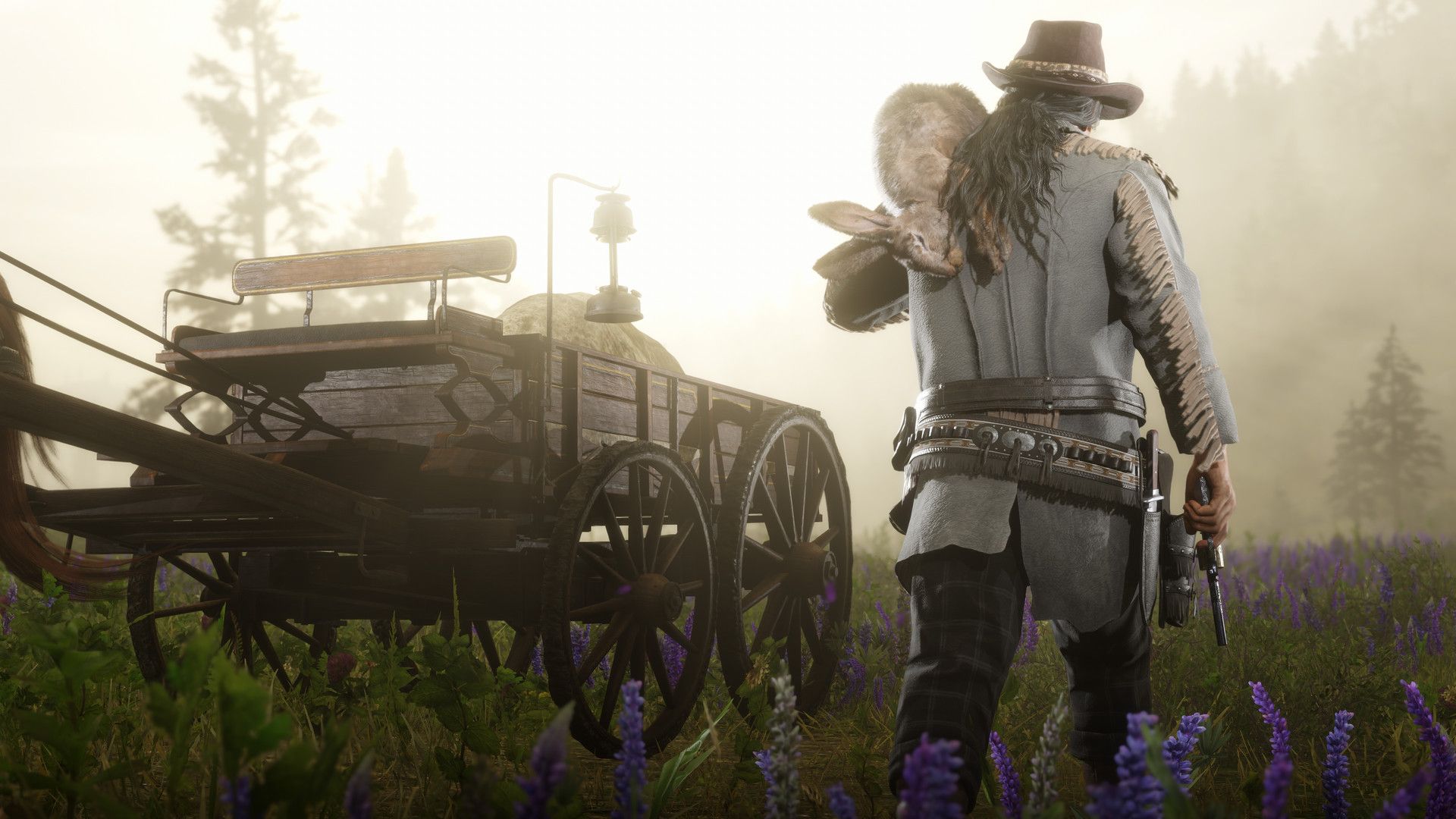 Cena de ação em Red Dead Online