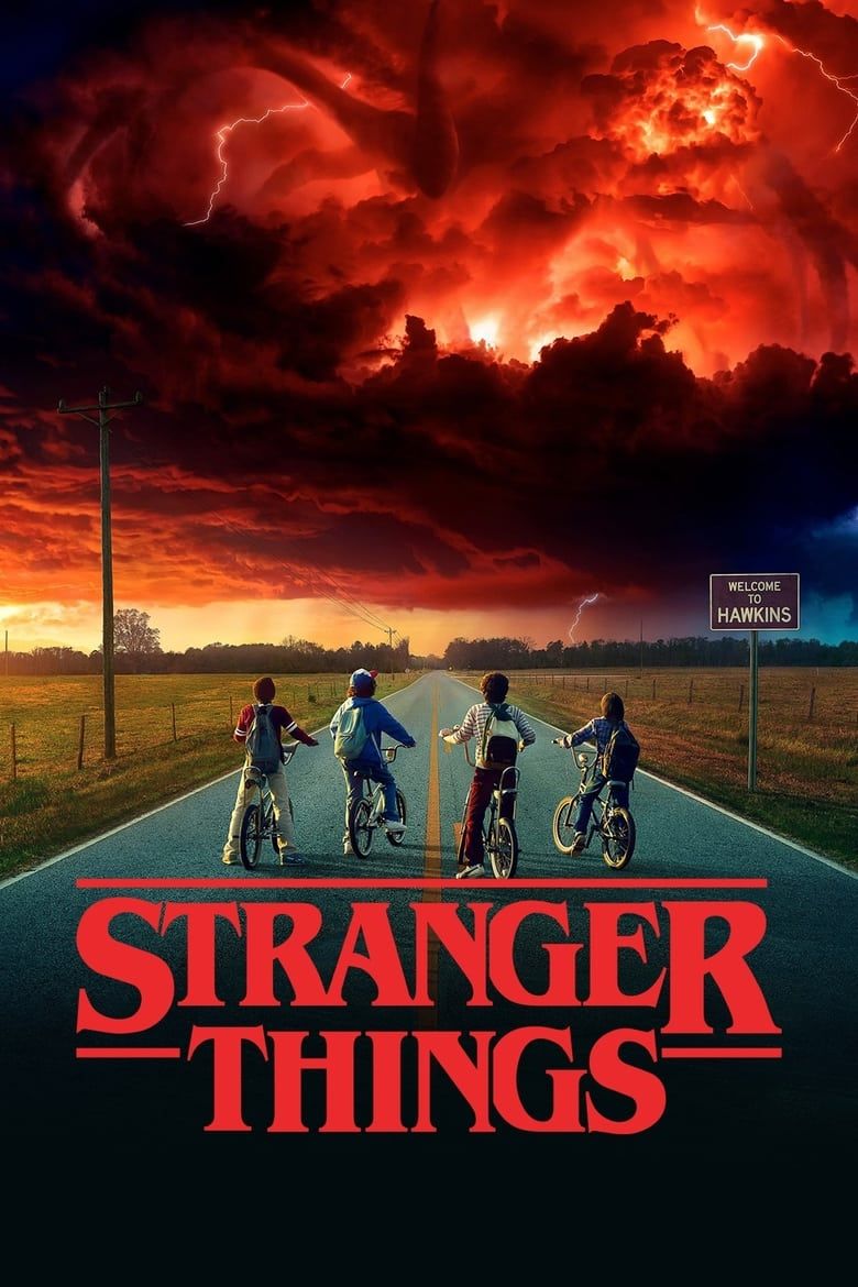 Pôster oficial de Stranger Things.