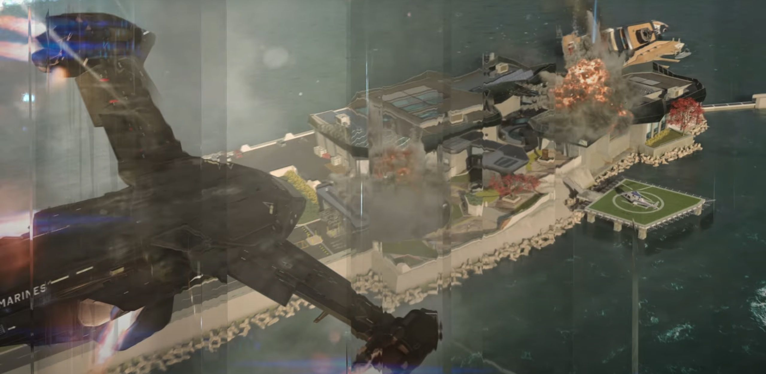 Drone em ação no jogo Black Ops 7.