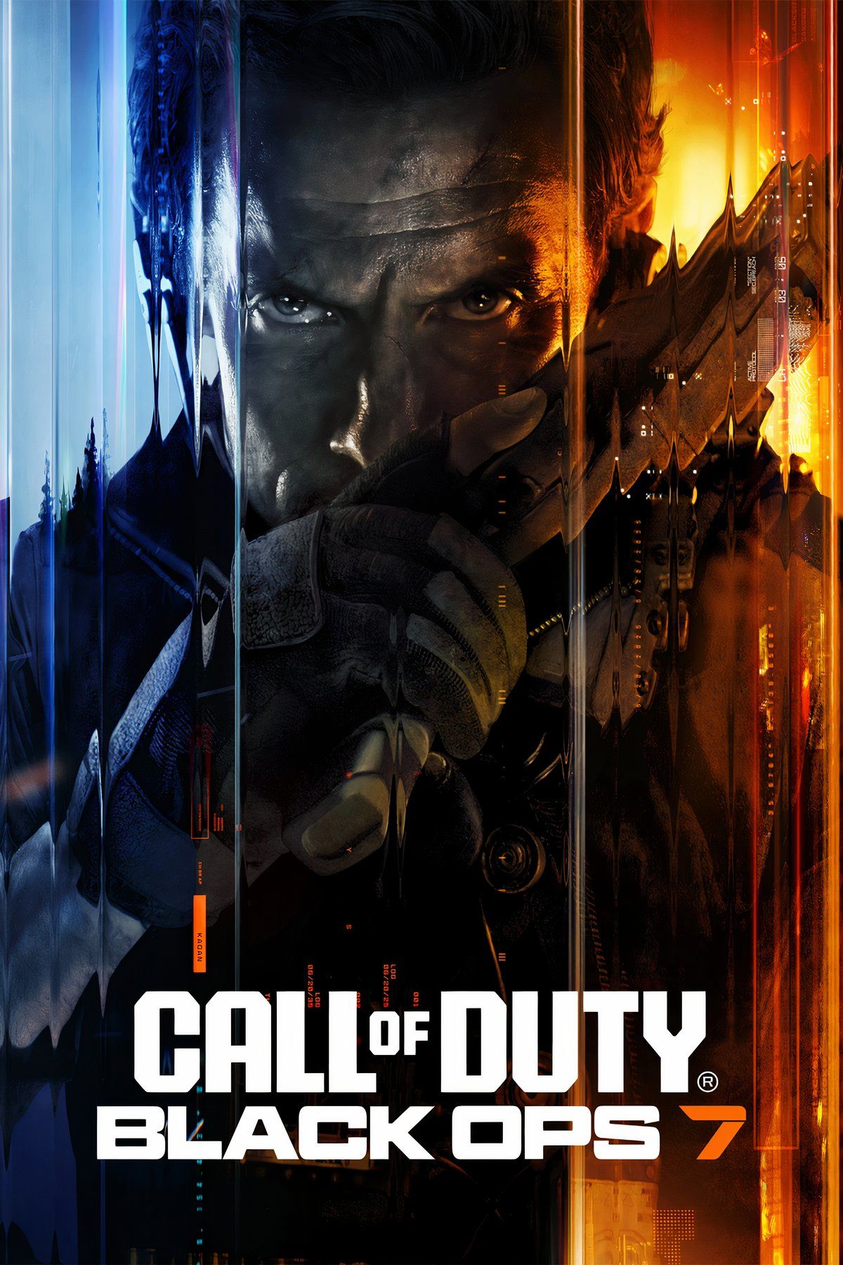 Arte de capa do jogo Call of Duty Black Ops 7.